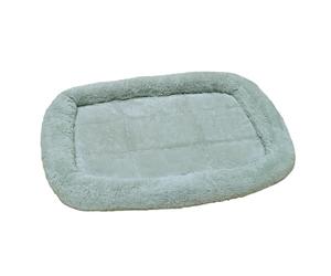 Nobby 61957 - Alfombrilla Ovalada con Borde clásico BIAN Gris Claro (Largo x Ancho x Alto): 78 x 58 x 8 cm