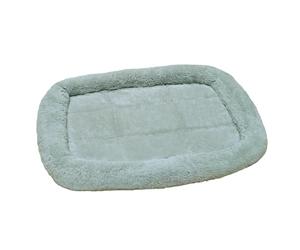 Nobby 61959 - Alfombrilla Ovalada con Borde (98 x 78 x 8 cm), Color Gris Claro