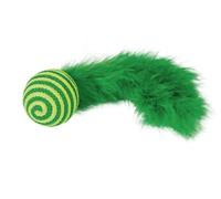 Nobby Ball con sonaja y plumas 19 cm