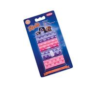 Nobby 67388 TidyUp - Bolsas para excrementos con Estampado de corazón, 2 Colores, 4 Rollos de 15 Bolsas