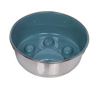 Nobby 73816 Paw - Comedero de Acero Inoxidable Antideslizante