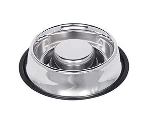 Nobby 73835 - Cuenco, Antideslizante, Acero Inoxidable