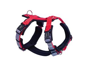Nobby 80451-01 Daily Walk Comfort - Arnés (48 a 68 cm, Vientre: 69 a 97 cm), Color Rojo