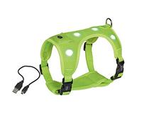 Nobby 80751-24 Arnés Flash Mesh Mesh Amarillo M: Pecho: 40-50 cm; Vientre 45-60 cm