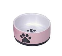 Nobby Cuenco de cerámica "Paw" rosa Ø 14 x 6,5 cm, 0,4 l