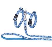 Nobby conjunto para gatos XL "Camuflaje" azul claro