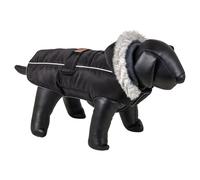 Nobby Abrigo para Perro Boka Negro - Resistente Intemperie Con Capucha, Térmica