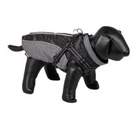 Nobby Abrigo para Perros REKU 2 en 1, Color Gris-Negro, 80 cm