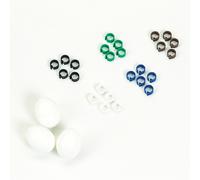 Nobby anillas de clips para palomas 50 piezas, 8,0 mm