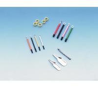 Nobby anillos de plástico para exóticos bolsa 100 piezas (10 varillas de 10 anillos), 2,5 mm