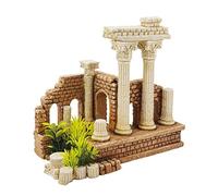 Nobby Aqua Ornaments - Columnas Antiguas con Plantas, 22 x 12 x 19 cm, 1 Unidad