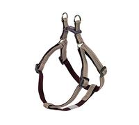 Nobby - Arnés para Perro (40-56 cm, 15 mm), Color Beige y Chocolate