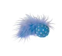 Nobby Ball con sonajero, con pluma 4 cm