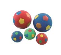 Nobby balón de fútbol de látex 8 cm multicolor