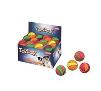 Nobby Balones de baloncesto de goma espumosa surtidos 6,3 cm; Expositor 24 Uds.