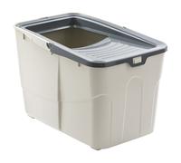 Nobby Bandeja para Gatos Buxo Open Gris 58x39x38, 5cm para Grande Gatos Raza