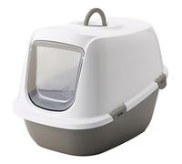 Nobby Bandeja para Gatos Leo Warmgrau-Weiß para Grande Gatos 64x46x45 CM