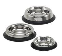 Nobby bol de acero inoxidable ROYAL plano, antideslizante Ø 15,5 cm 0,25 ltr.