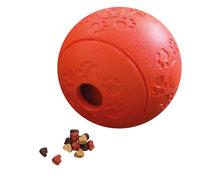 Nobby bola de snack de goma completa roja 11 cm