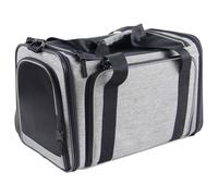 Nobby Bolsa De Transporte Extendida Gris Para Gatos Hasta 10 KG, 45x28x28 CM