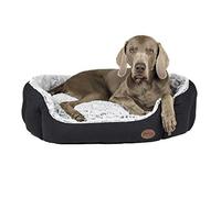 Nobby Cacho - Cama Ovalada (86 x 70 x 24 cm), Color Gris Oscuro