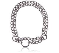 Nobby Cadenas Gargantilla Dos Filas Cromado, S, 45 cm, Ø 2,5 mm, Silber
