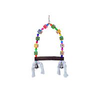 Nobby Cage Toy, columpio con cubos de colores 35 x 18 cm