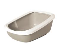 Nobby Caja De Arena Para Gatos Jumbo Moka-Blanco 67,5x48,5cm Extra Grande