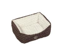 Nobby cama cómoda "NEIKU" L x A x H: 45 x 40 x 18 cm marrón / blanco