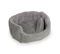 Nobby Cama cómoda Ovalada Ceno Gris Gris Largo x Ancho x Alto: 65 x 57 x 22 cm 71551