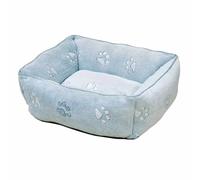 Nobby Cama cómoda Rectangular Classic Paw Gris (Largo x Ancho x Alto): 70 x 60 x 20 cm