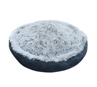 Nobby cama cómoda redonda Classic "SEDA" gris D x H: Ø 100 x 12 cm