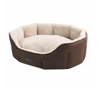 Nobby Cama Confort Ovalada Lica marrón 65 x 57 x 22 cm