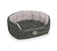 Nobby - Cama Ovalada SEOLI (65 x 57 x 22 cm), Color Gris Oscuro