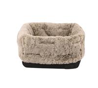 Nobby cama/saco de comodidad "ENDA" negro/beige 45 x 45 x 40/20 cm