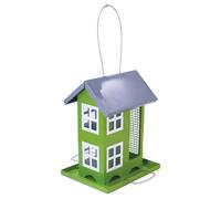 Nobby Casa de Forraje Birga Verde para Pájaros Con 2 Dividir Y Anflugstange