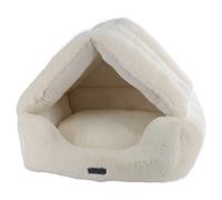 Nobby Casa Sora Beige Para Perros Con Cojín, Lavable, 52x45x40cm, Antideslizante