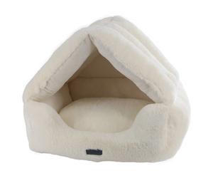 Nobby Casa Sora Beige Para Perros Con Cojín, Lavable, 52x45x40cm, Antideslizante
