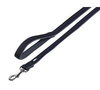 Nobby Classic Preno - Correa para Perro (120 cm, 25-35 mm), Color Negro y Gris
