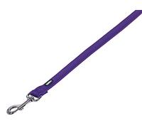 Nobby Classic Preno Perro Plomo, 120 cm/15 - 20 mm, Color Morado