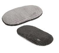 Nobby cojín ovalado "SEOLI" L x An: 80 x 49 cm gris oscuro / gris claro
