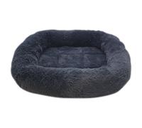 Nobby 61963 - Alfombrilla Ovalada con Borde (98 x 78 x 8 cm), Color Gris Oscuro