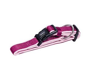Nobby Collar clásico Preno para Perro, 25-35 cm/15-20 mm, Frambuesa/Rosa