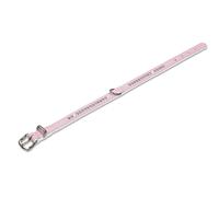 Nobby collar "Crystal" de doble fila 37 cm (27-32 cm), 17/19 mm rosa / blanco