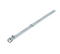 Nobby collar "Crystal" de una fila 27 cm (18-23 cm), 12/14 mm azul claro / blanco