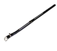 Nobby collar "Crystal" de una hilera 27 cm (18-23 cm), 12/14 mm negro