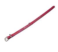 Nobby Collar "Crystal" doble fila 47 cm (35-41 cm), 17/19 mm rojo