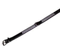 Nobby collar "Crystal" triple fila 47 cm (35-41 cm), 22/24 mm negro