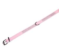Nobby collar "Crystal" trirengos 52 cm (38-46 cm), 22/24 mm rosa / blanco