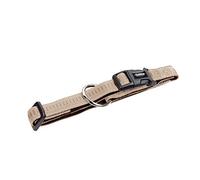 Nobby Collar de Perro de Agarre Suave, 20-30 cm/10 mm, Beige/Chocolate
